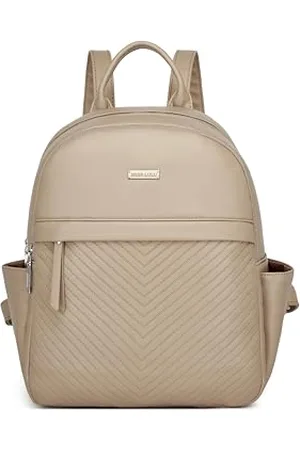 MISS LULÙ Zaino Donna Elegante in Pelle PU, Zainetto Donna Impermeabile, Borsa Zaino per Lavoro, Studio, Viaggi e Shopping