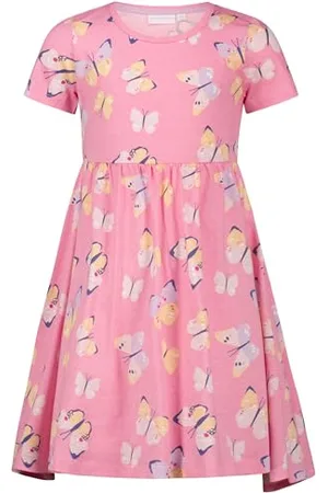 Salt & Pepper BY KIDS PARK Girls Jersey Dress Butterfly A Vestito da Gioco, , 140 Bambina