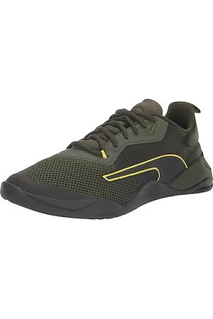 PUMA Fusibile 2.0, Scarpe da Ginnastica Uomo, Myrtle Nero Giallo Burst, 45 EU