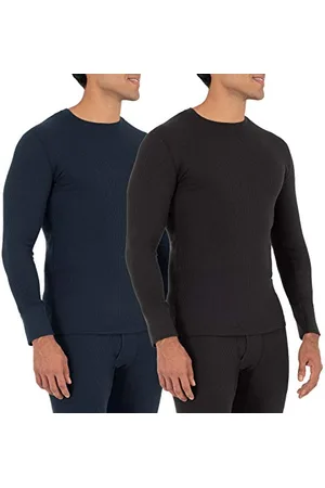 Fruit Of The Loom Maglia Intima Termica da Uomo, a Girocollo, in Tessuto a Nido d