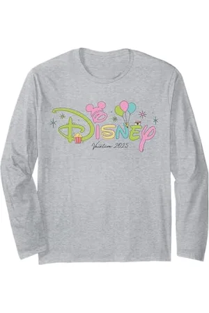 Disney Vacation 2025 Celebration Logo Birthday Group Trip Maglia a Manica