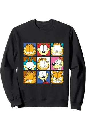 Garfield Odie All Faces Classic Felpa