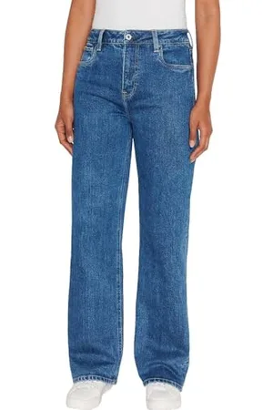 Pepe Jeans Loose St Jeans Uhw, Jeans Donna, (Denim-HU7),30W / 32L