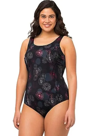 Ulla Popken Badeanzug_821465 Costume da Bagno Alice, Meduse e Nastri, , 56 Donna