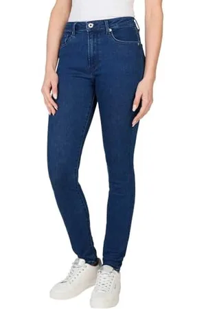 Pepe Jeans Super Skinny Jeans HW Pl204738, (Denim-du3), 28 W/30 L Donna