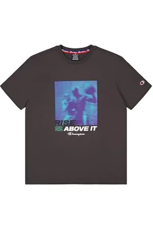 Champion Legacy Modern Sport (220374) -PRO Jersey (220gr) Graphic SS Crewneck T-Shirt, (PHA), M Uomo