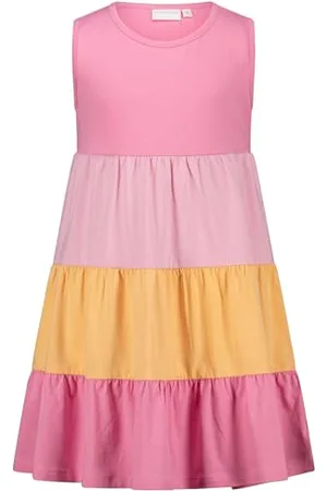 Salt & Pepper BY KIDS PARK Girls Jersey Dress Colour Bloc Vestito da Gioco, , 140 Bambina