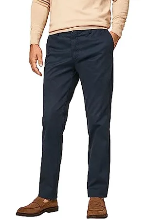 Hackett Texture Chino Pantaloni, Giacca Blu Navy., 40W / 30L Uomo