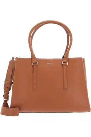 Calvin Klein CK ELEVATED TOTE LG K60K610169, Donna, (Cognac), OS
