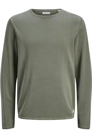 JACK & JONES Jjeleo Knit Crew Neck Noos Maglione Lavorato a Maglia, , M Uomo
