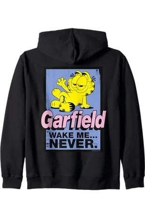 Garfield Gatto Non svegliarmi mai Felpa con Cappuccio