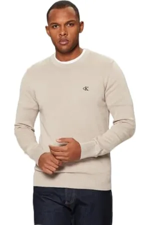 Calvin Klein Modern Crew Neck Sweater Pullover, , XS Uomo