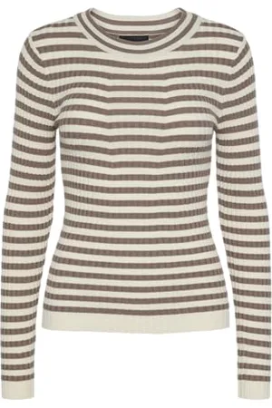Pieces® Pccrista-Maglia a Girocollo Noos BC Maglione, , S Donna
