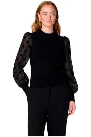 Y.A.S Dotme LS Knit Pullover S. Noos, , S Donna