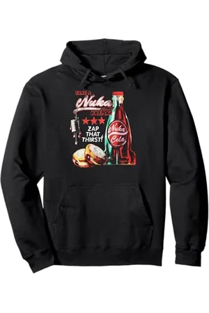 Fallout Video Game Take a Nuka Cola Break Zap That Thirst Felpa con Cappuccio