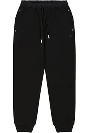 Champion Legacy C-Tech W (117477) -TCV Stretch Poly-Cotton Interlock Rib Cuff Pantaloni da Tuta, (NBK), M Donna