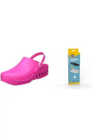 Scholl Clog Evo Fuchsia Solette Antistatiche PRO in Memory Cushion per Clog Evo - Fuchsia/Nero