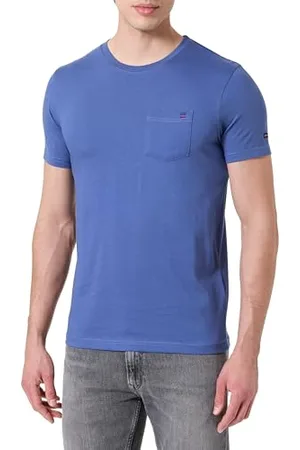 Armor.lux Armor Lux T-Shirt À Manches Courtes avec Poche en Coton Léger col Rond Homme, , L Uomo