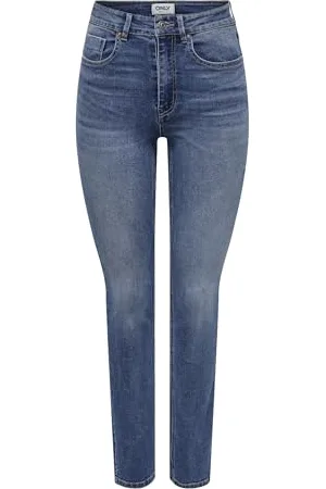 ONLY Onlwillow HW Slim DNM Gua654 Jeans, , 27W x 30L Donna