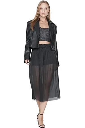 Trendyol Gonna Intrecciata Midi Donna, , 64