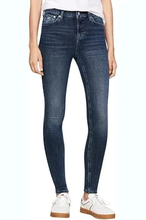 Tommy Hilfiger Donna Jeans Nora Skinny Fit, Blu ( Dark), 32W/34L