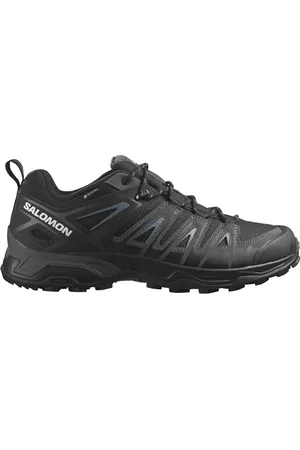 Salomon X Ultra Pioneer Gore-Tex Scarpe Impermeabili Escursionismo da Uomo, Qualsiasi condizione meteo, Tenuta del piede sicura, Stabilità e ammortizzazione, Black/Magnet/Bluesteel, 40 EU