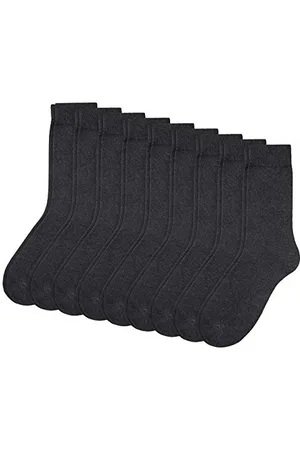 Camano 3403 Ca-Cotton Socks 9 Paar Calzini, (Grau (Antracite Mel. 08), Taglia Produttore: 43/46 (Pacco da 9) Uomo