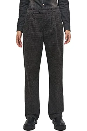 Mustang Pleated Women Chino Jeans, , 27W / 32L Donna
