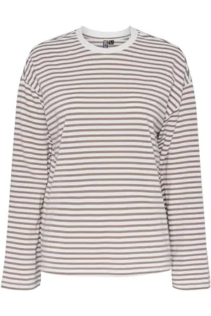 Pieces® Pcsadie LS Top Noos Maglietta a Maniche Lunghe, , M Donna