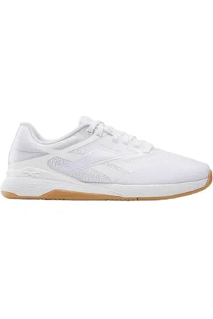 Reebok Nano X5, Scarpe da Ginnastica Donna, Ftwr White Sand Rubber Gum 01, 40.5 EU