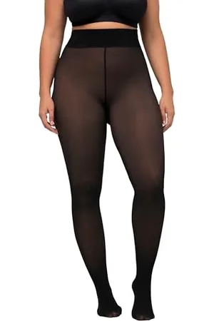 Ulla Popken Collant 50 Denari, Caldi e Trasparenti Grande-Taglia Grossa, 50 den, , 52-54 Donna