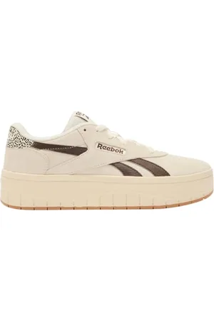 Reebok Court Advance Surge, Scarpe da Ginnastica Donna, Chalk-Gesso in Gesso, Colore: Marrone, 38 EU
