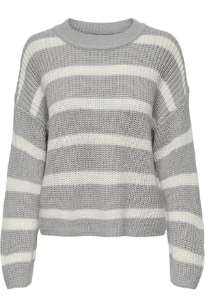 JDY Justy L/S Stripe Pullover Knt Noos, Pullover Donna, , XXL