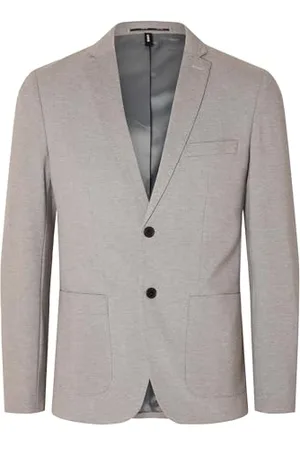 SELETED Slhslim-Delon Jersey BLZ Flex Noos Blazer, , 50 Uomo