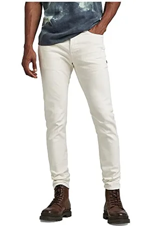 G-Star D-staq 3d Slim Jeans Jeans, (White Gd D05385-c258-g006), 31W / 32L Uomo