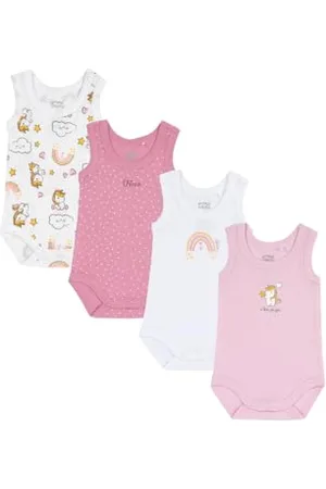 chicco Body Neonato e Neonata, Set di 3 Body, Senza Maniche, in 100% Cotone, con Comoda Apertura, Abbigliamento Neonato 0-3 Mesi, Idee Regalo Nascita, , 0 Mesi