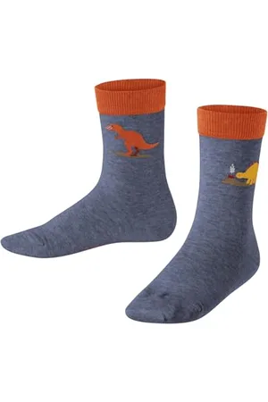 Falke Dinosaurs K So cotone fantasia 1 paio, Calzini Unisex - Bambini, , 23-26