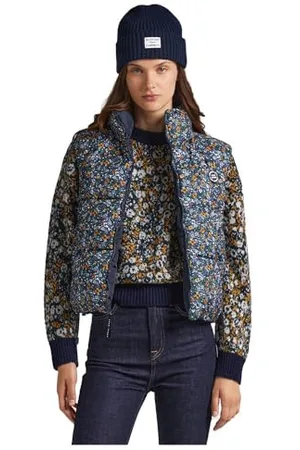 Pepe Jeans Nora, Gilet reversibile Donna, (Multi),M