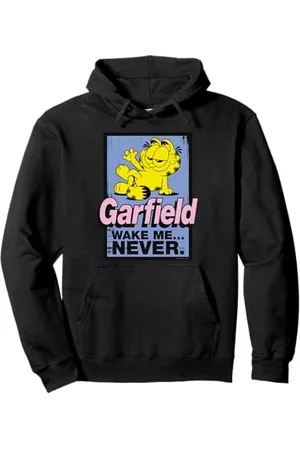 Garfield Gatto Non svegliarmi mai Felpa con Cappuccio