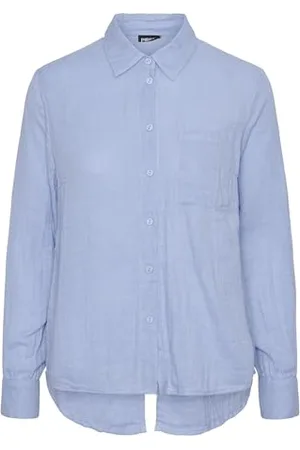 Pieces® Pckappel-Maglietta LS Camicia a Maniche Lunghe, , M Donna
