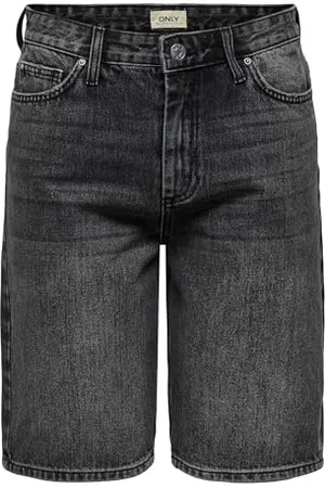 ONLY Shorts in Denim da Donna con Cinque Tasche e Zip, Colore: , Taglia:L