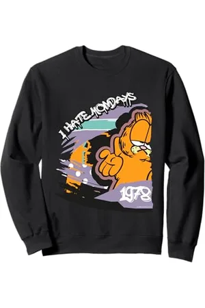 Garfield Odio il lunedì Streetwear Felpa