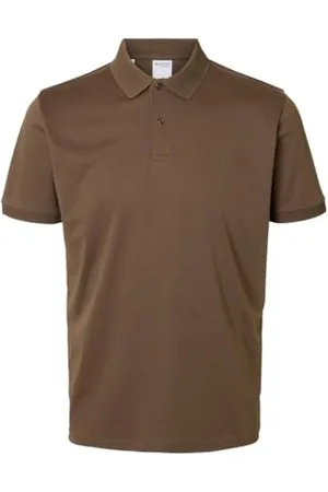SELECTED Slhfave Button SS Polo Noos, Morel, XXL Uomo