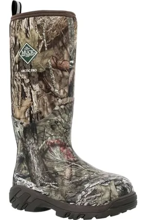 Muck Arctic PRO Mobuc, Stivali di Gomma Uomo, Marrone (Mossy Oak Break-up Country), 37 EU