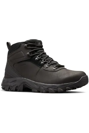 Columbia Newton Ridge Plus 2 WP, Scarponi da trekking ed escursionismo impermeabili a vita media Uomo, Black/Black 2024 , 42.5 EU