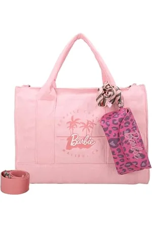 Fritzi aus Preußen Tote Bag Malibu Limited Barbie Washed Denim Sweet Rose, Shopper Donna, , L