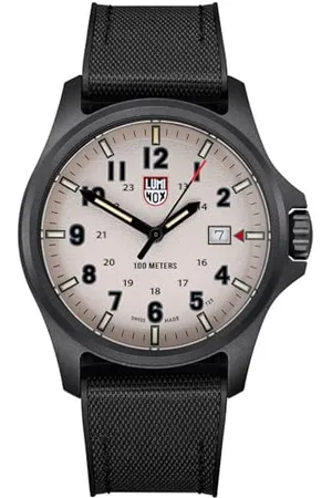 Luminox Orologio Analogico al Quarzo Svizzero Uomo con Cinturino in Silicone e Tessuto XL.1971.SET