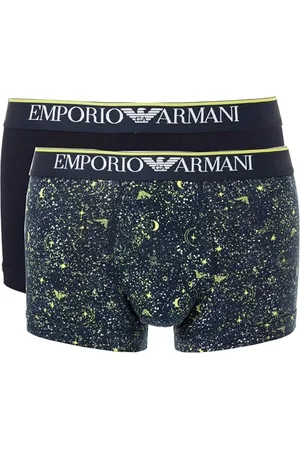 Emporio Armani Christmas Stretch Cotton 2-Pack Trunk Trunks, , S Men