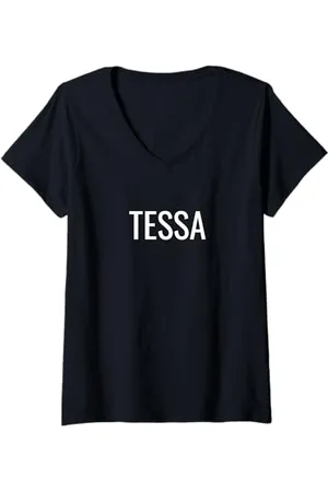 .TESSA Donna Maglietta con Collo a V