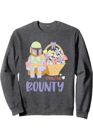 STAR WARS Spring Time Cute Bounty Boba Pastel Colors Logo Felpa